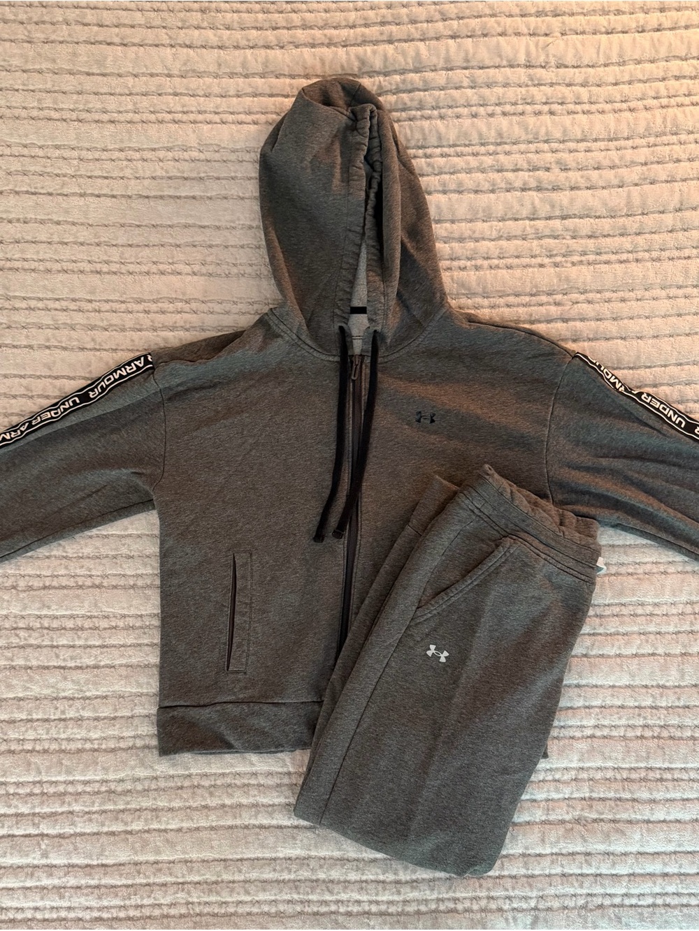 Under Armour Women’s Taped Fleece Full-Zip Tracksuit